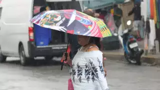 Las lluvias continuarán todo el fin de semana en la Península de Yucatán