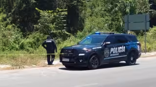 Elementos policiacos respondieron al llamado y llegaron al lugar de los hechos.