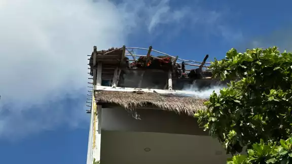 La posible causa del incendio fue debido a las altas temperaturas