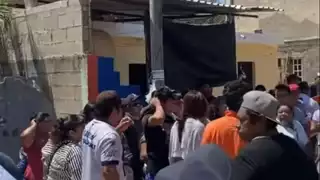 Un gas pimienta fue lanzada por una persona en aparente estado de ebriedad