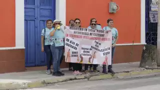 Maestros de Yucatán inician protesta pacífica en Mérida: VIDEO