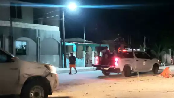 Elementos lo vieron pero se le escapó