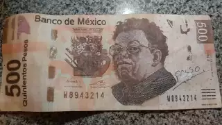 Circulan billetes falsos de 500 pesos en Valladolid; exhiben a presunto responsable