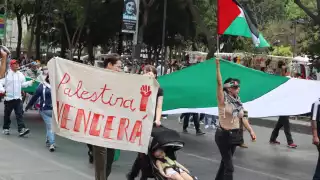 La marcha se dirigió a la embajada de Estados Unidos.