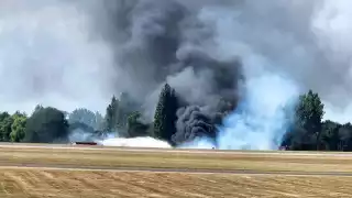 Avión se  incendia momentos después de despegar en el aeropuerto de  Southend en Londres