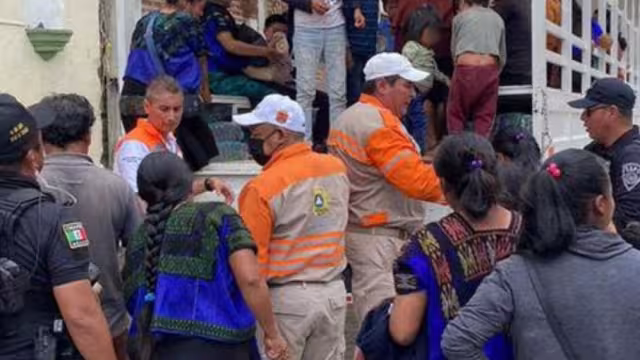 La titular de Segob presentó un informe sobre la situación actual de las personas desplazadas en Chiapas