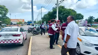 Taxistas que agredieron a chofer de autobús en Chetumal serán sancionados