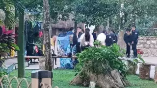 Equipos de emergencia acudieron al poblado de Dzitnup, fue en vano.