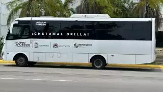 Los camiones únicamente llegaron a la ciudad a modo de exhibición para un evento