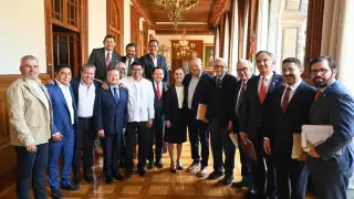 Joaquín Díaz Mena viajó a la Ciudad de México