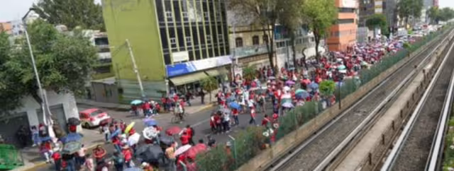 Maestros de la CNTE realizan este 28 de mayo pritestas en distintos puntos de la CDMX