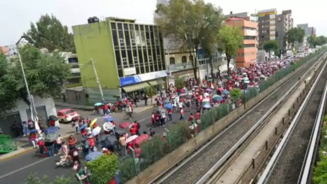 Maestros de la CNTE realizan este 28 de mayo pritestas en distintos puntos de la CDMX