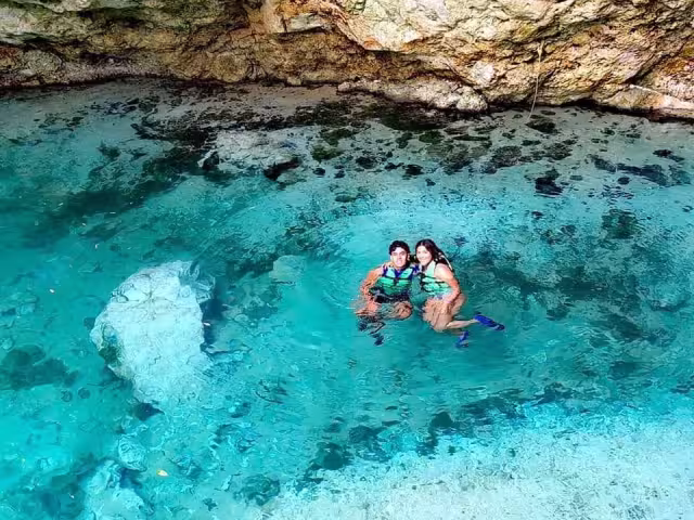 El cenote Santa Cruz