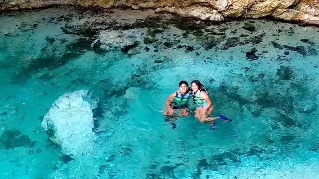 El cenote Santa Cruz