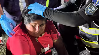 Mujer lesionada tras derrapar en motocicleta en Ciudad del Carmen