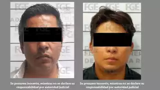 Los sujetos fueron identificados como Óscar Miguel Abinadi “N” y Arturo “N”