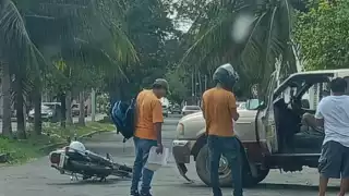 Chetumal registró diversos accidentes viales.