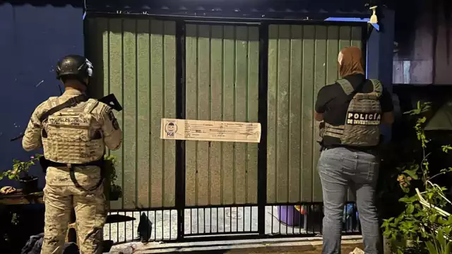 La casa fue asegurada por la FGE