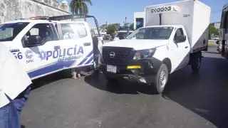 El choque generó caos vehicular