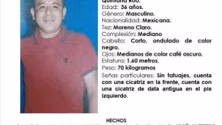 El reportado como desaparecido fue identificado como José Alfredo Vera Cherrez de 36 años de edad
