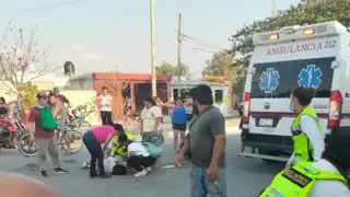 Los lesionados fueron trasladados al hospital