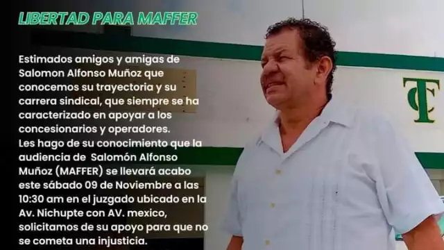 Se espera una reunión de miembros del sindicato de taxistas de Cancún afuera del juzgado
