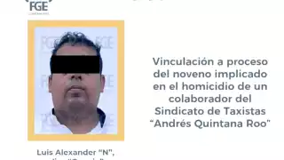 Vinculan  a taxista “halcón" por homicidio  de  integrante del sindicato de Cancún   