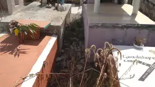 Denuncian abandono del único cementerio de Hopelchén: Basura, escombro y riesgos para los visitantes