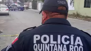 Vecinos del fraccionamiento Paraíso Maya detuvieron y amarraron a un presunto ladrón.