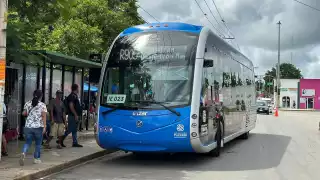 Ruta del IE-TRAM de Mérida al Tren Maya en Umán inicia operaciones con viajes gratis 