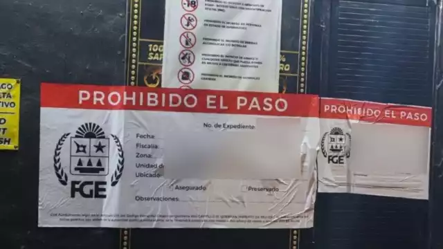 Tras el operativo en el establecimiento, el bar fue clausurado