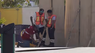 Trabajador con quemaduras y mujer con crisis nerviosa tras explosión