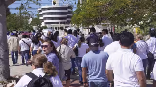 Trabajadores del Sutaisuac marcharon hacia la rectoría de la Universidad Autónoma de Campeche.