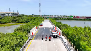 Puente rumbo a Progreso queda listo para el verano tras inversión en reconstrucción
