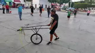 Rescatan los juegos  tradicionales en Tahmek con competencias de tirahule, kitimbol, kimbomba y baxal toro