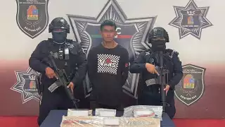 Presunto narcomenudista fue detenido en Othón P. Blanco.