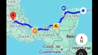 El viaje en coche duró casi 30 horas