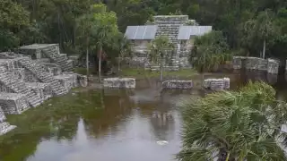 El sitio arqueológico está ubicado en una zona crítica entre la sabana y el manglar.