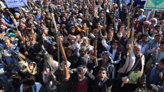 Se han registrado protestas contra la intervención de Arabia Saudita en Yemen.