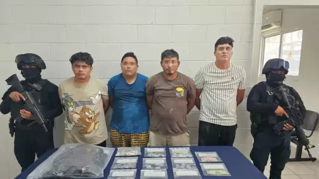 Los cuatro hombres quedaron a disposición de la FGE