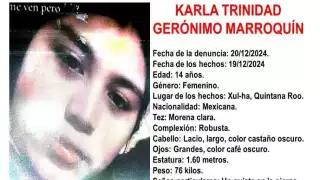 Karla, la joven desaparecida fue vista por última vez en la comunidad othonense de Xul-Ha