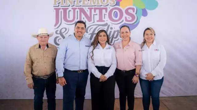 Pintemos Juntos San Felipe es un programa en manos de pescadores que reciben apoyos