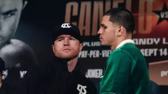 El Canelo tendrá su último cara a cara con Berlanga antes de la pelea El Canelo tendrá su último cara a cara con Berlanga antes de la pelea