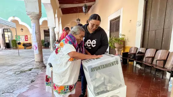 Hay un lento arranque en las elecciones en Izamal Hay un lento arranque en las elecciones en Izamal