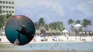 Playa Delfines, Marlin, Langosta y Caracol muestran banderas rojas, advirtiendo el peligro; en otras ondean amarillas