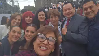 Joaquín Díaz Mena felicita a Claudia Sheinbaum por su informe a sus 100 días de Gobierno