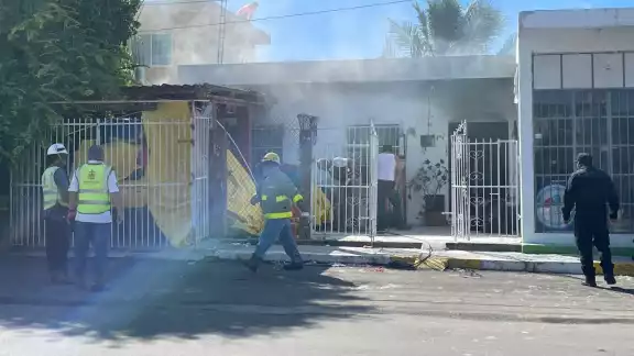 Explosión en inmueble de San Patricio genera daños materiales y cierre de calles