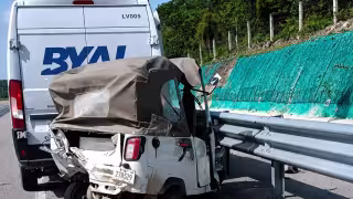 Exceso de velocidad provoca choque en Pablo García y Montilla