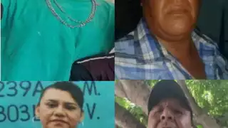 Las víctimas han sido identificados como Guadalupe Jiménez Ramírez, Juan de Dios Morales Pérez, Silvano Morales y José Álvarez Ramírez.  