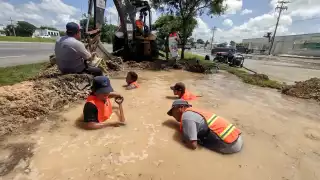 Fuga deja a más de 30 colonias de Mérida sin agua este jueves 25 de julio